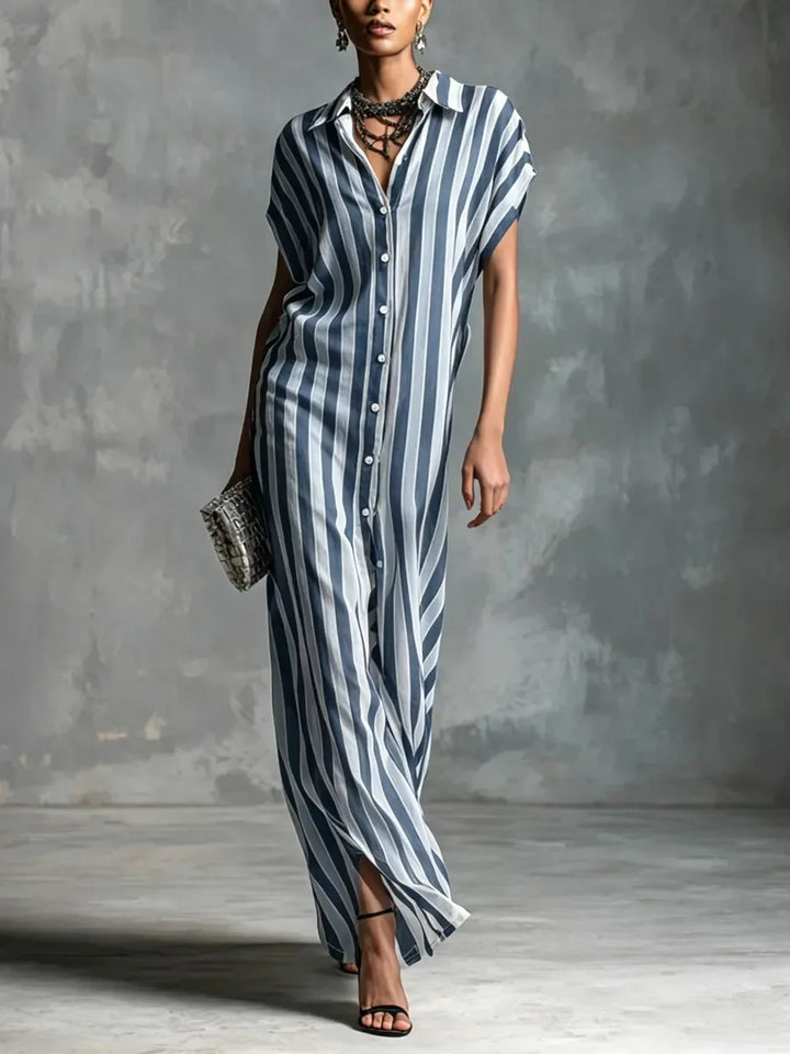 Tabitha Linen Long Shirt Dress