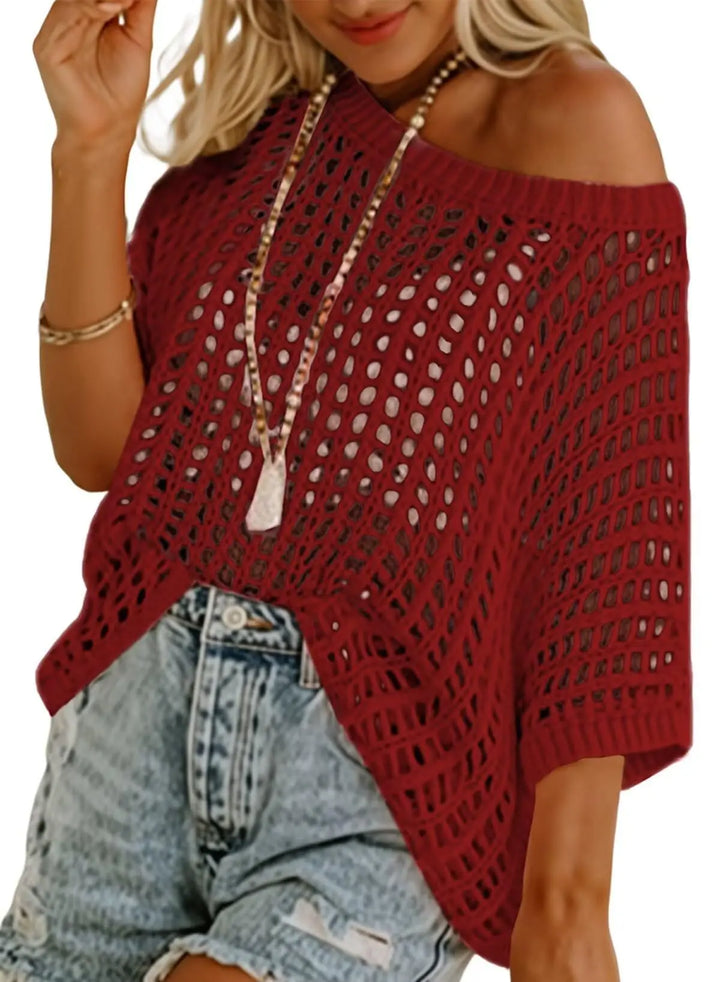 Emelia Open Knit Sweater