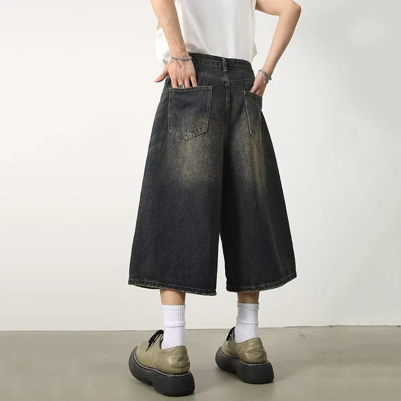 Hailey Vintage Baggy Denim Shorts