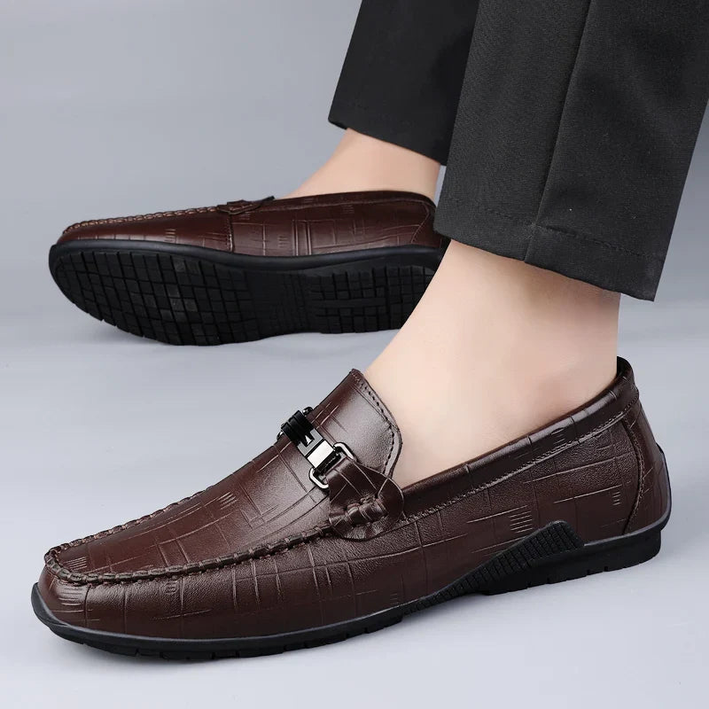 Logan Leather Dress Loafers
