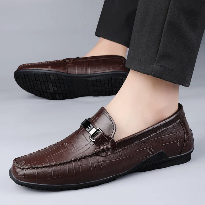Logan Leather Dress Loafers