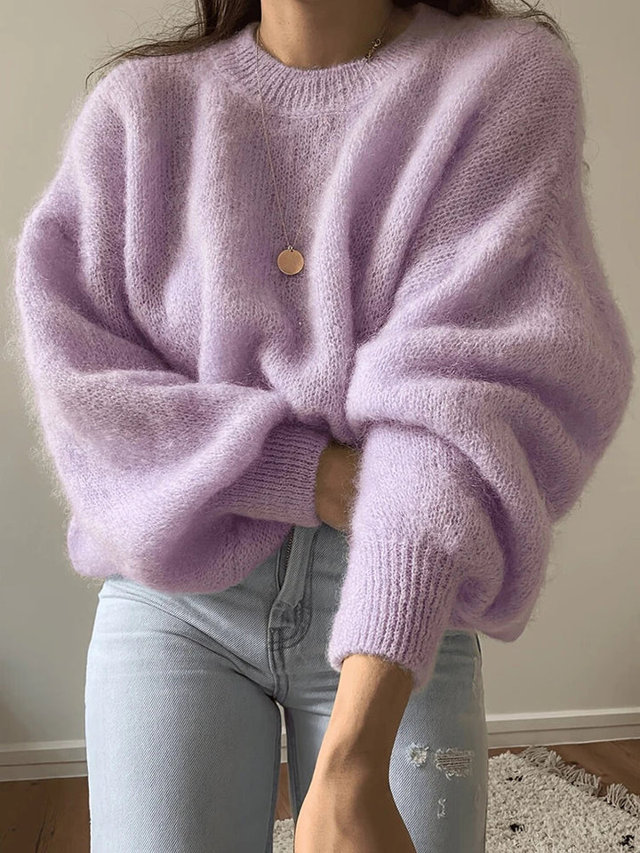 Isolde Fuzzy Knit Pullover