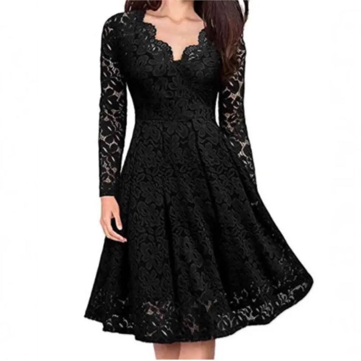 Calliope Floral Lace Mini Dress