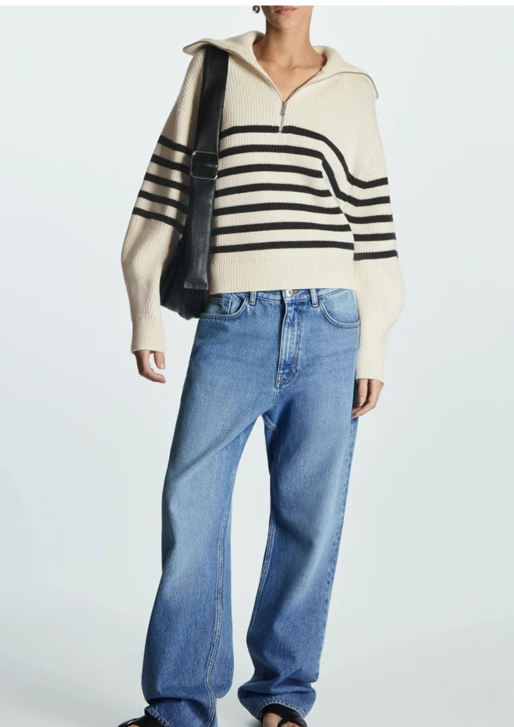 Lacceti Cozy Comfort Half Zip Sweater