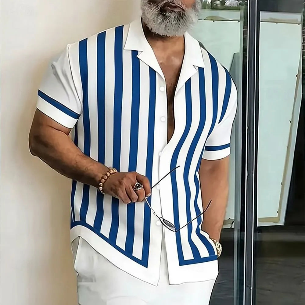 Austin Breathable Striped Resort Shirt