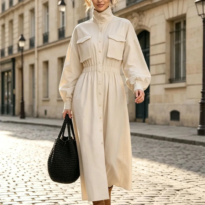 Harriet Flap Pocket Shirt Dress