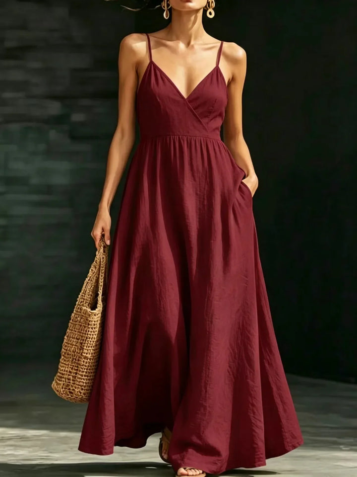 Brivelle Elegant Flowy Maxi Dress