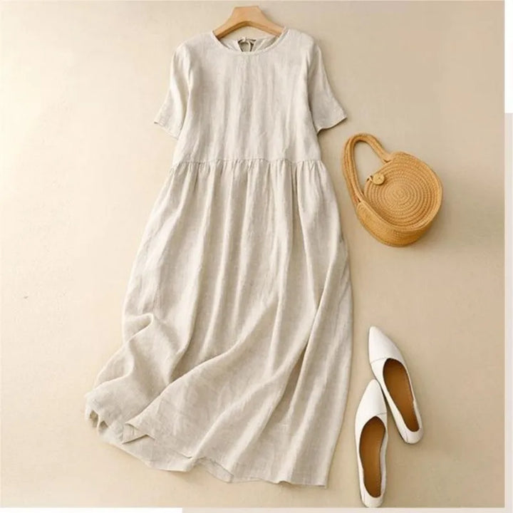 Carla Relaxed Cotton Midi Dress