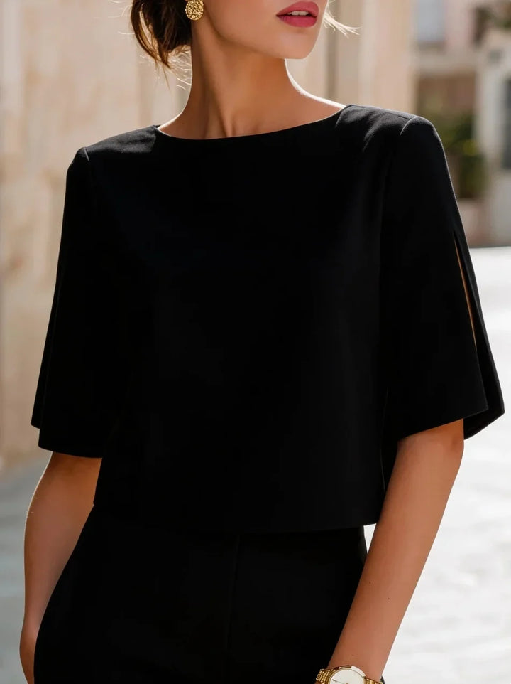 Stella Elegant Bateau Neck Top