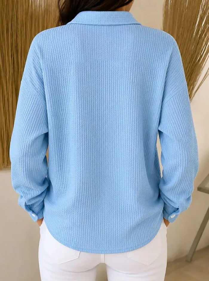 Marisette Button Front Blouse