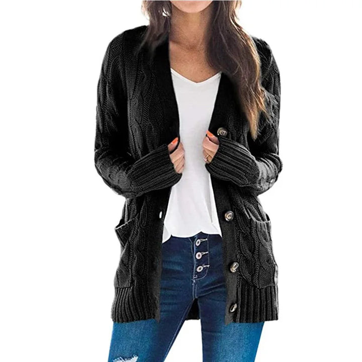 Briony Cable Knit Cardigan