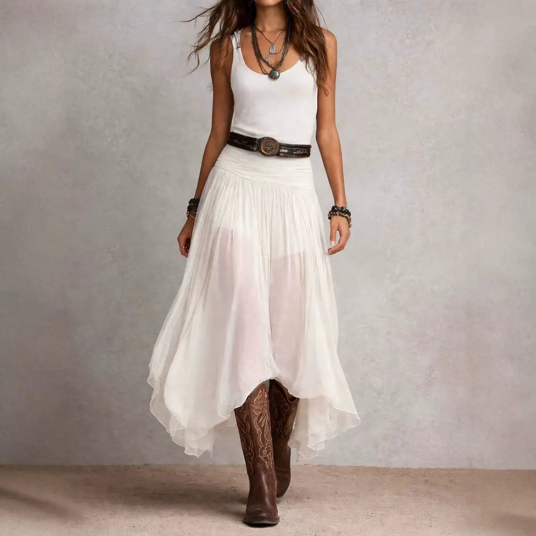 Loretta Effortless Flowy Bohemian Maxi Dress