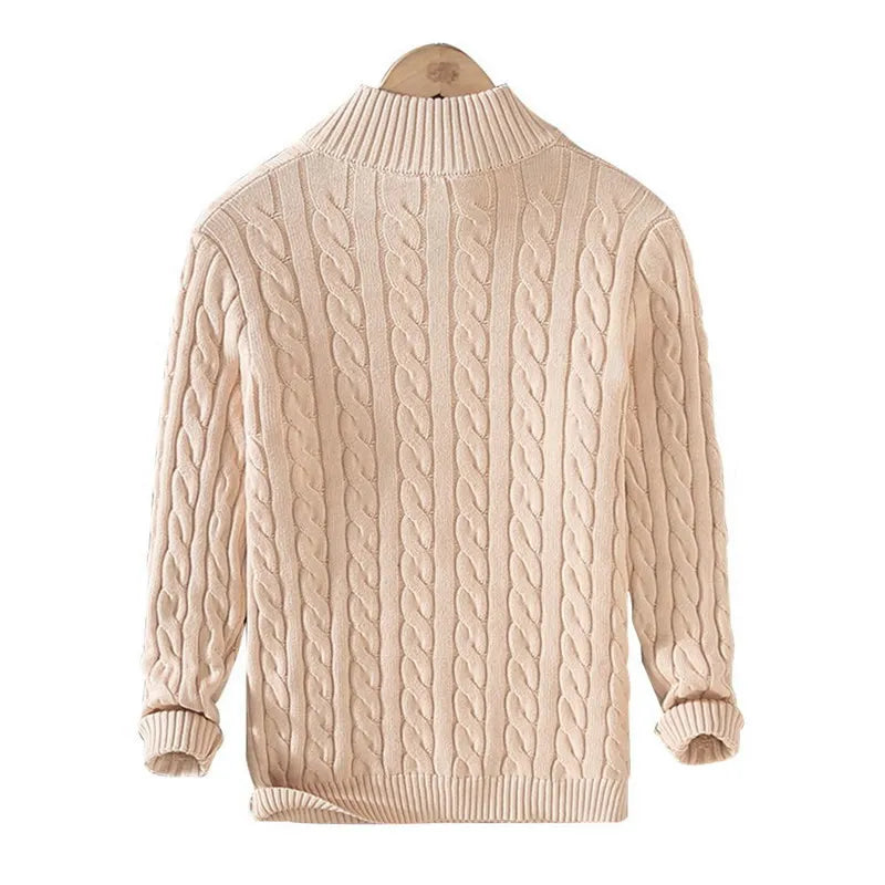 Dashiell Half Zip Cable Sweater