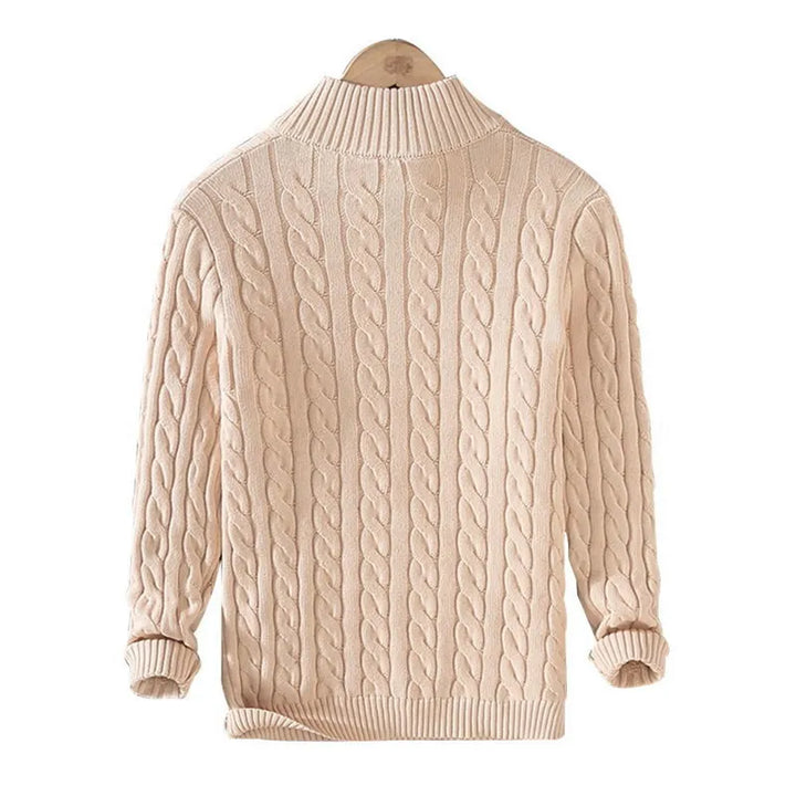 Dashiell Half Zip Cable Sweater