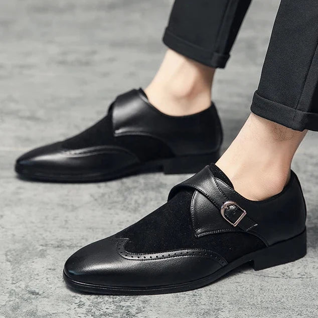 Travis Tartan Monk Strap Shoes