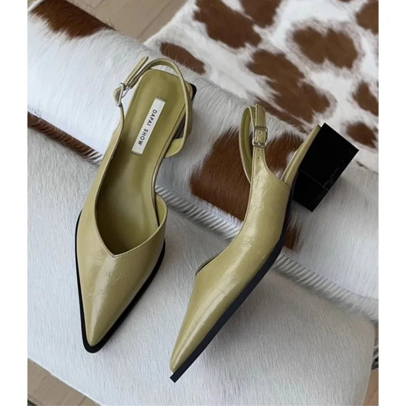 Katelyn Low Heel Slingback Shoes