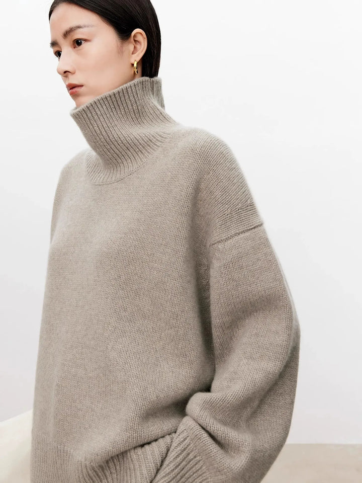 Halcyon Turtleneck Cashmere Pullover