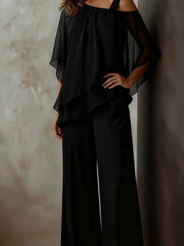 Skylar Flowy Wide Leg Pant Set