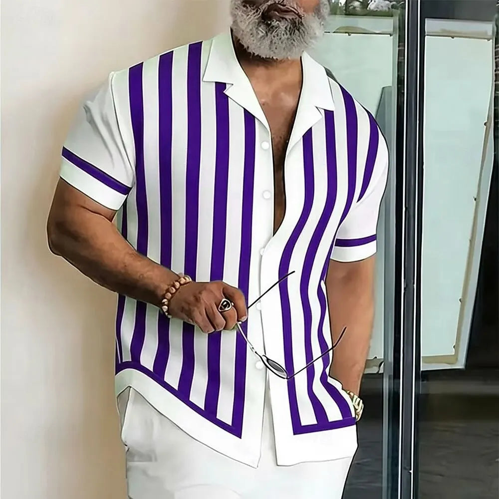 Austin Breathable Striped Resort Shirt