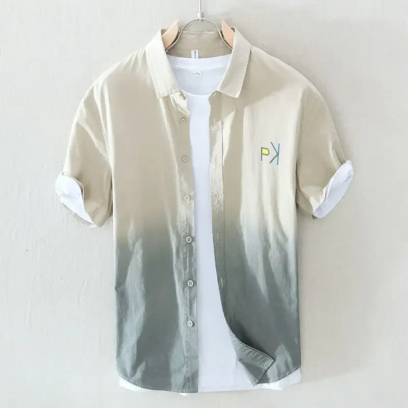 Xavier Gradient Short Sleeve Shirt