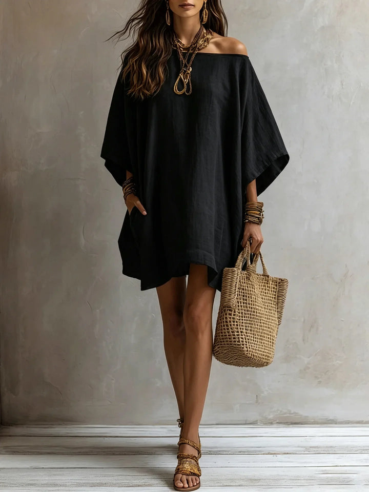 Isabelle Batwing Sleeve Mini Dress