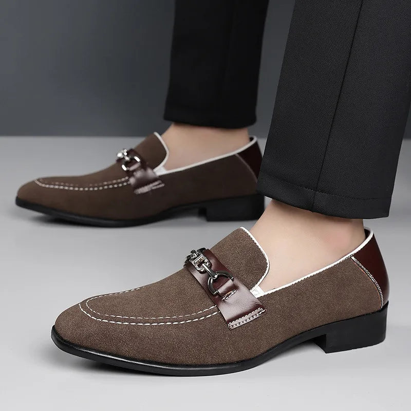 Dunhill Refined Suede Loafers