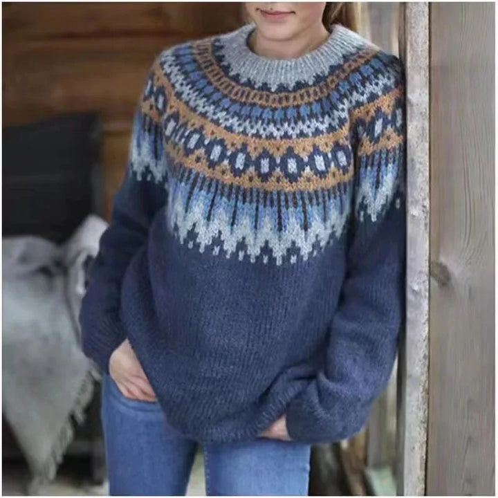 Nadia Fair Isle Crew Neck Sweater