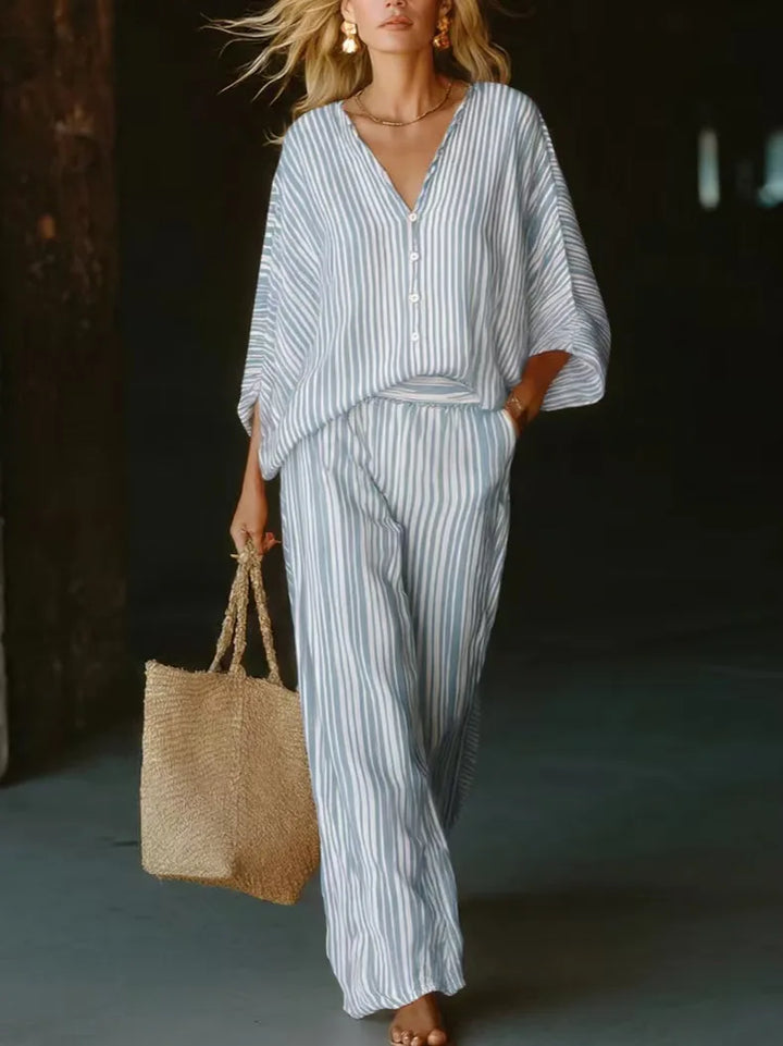 Ester Striped Matching Set