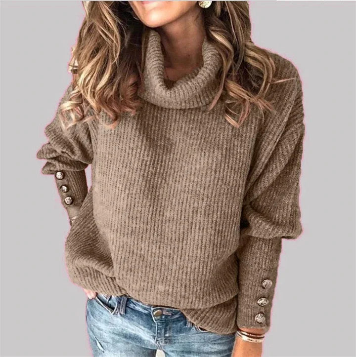 Maren Button Cuff Pullover