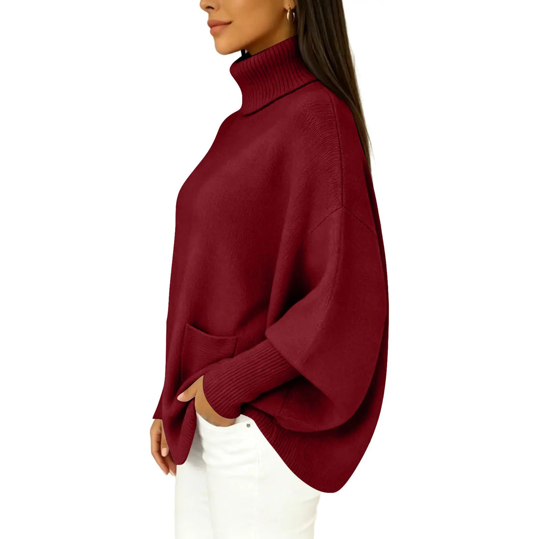 Freya Batwing Turtleneck Sweater