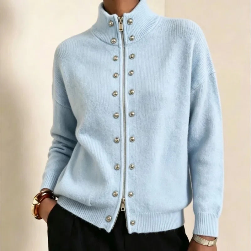 Emerald Double Button Cardigan