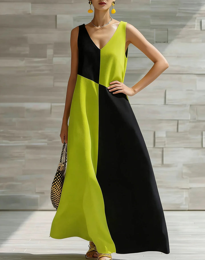 Rosavelle Color Block Maxi Dress