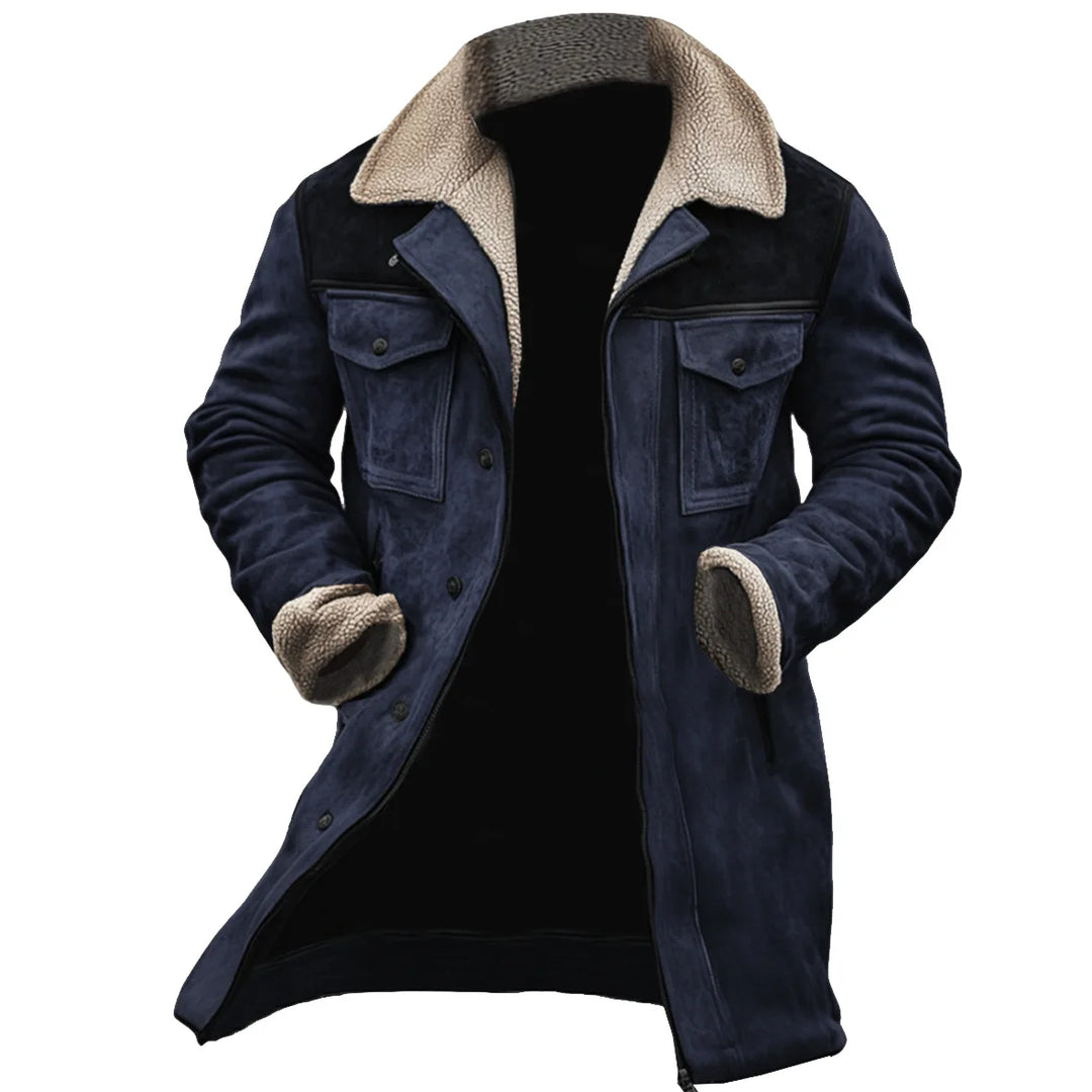 Evander Shearling Collar Coat