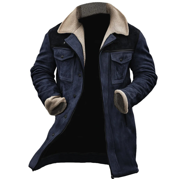 Evander Shearling Collar Coat