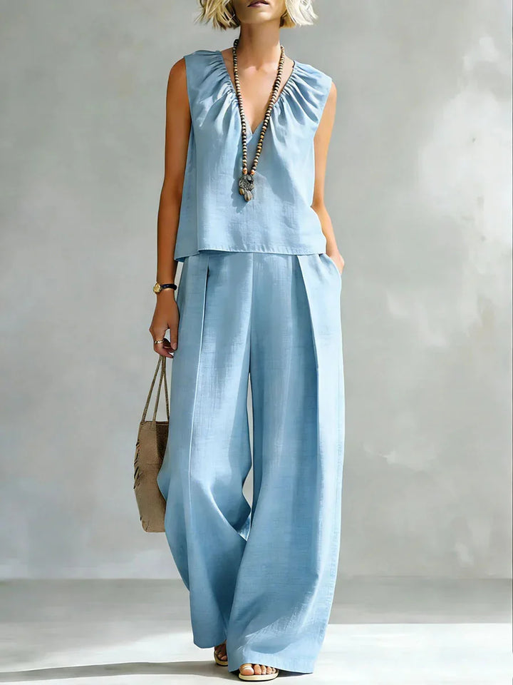 Celine Sleeveless Lounge Set