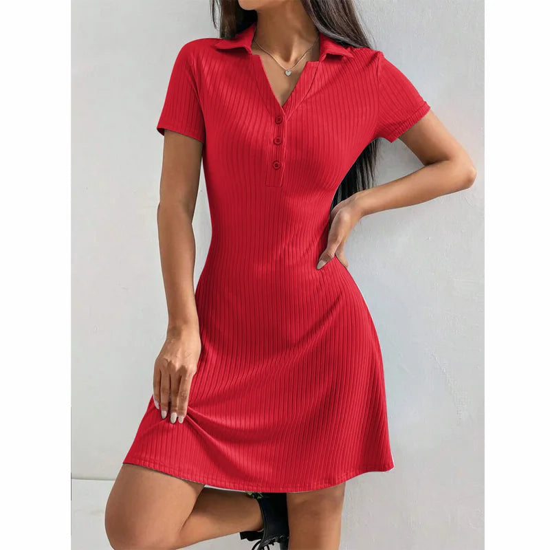Meera Polo Shirt Mini Dress