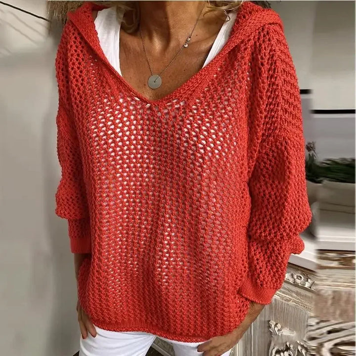Darcy Lightweight V Neck Sweater