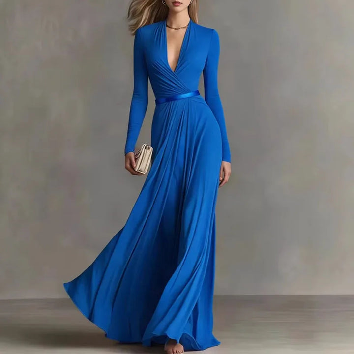 Solenne Empire Waist Maxi Dress