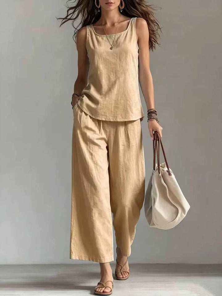 Donita Elegant Chic Two-Piece Set
