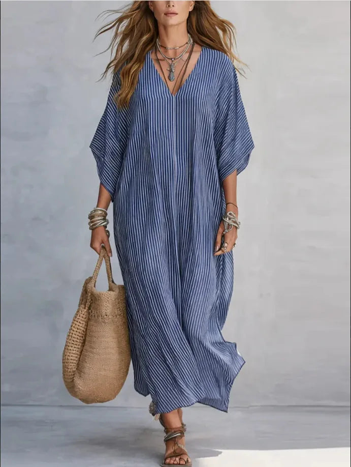 Helena Flowy Shirt Maxi Dress