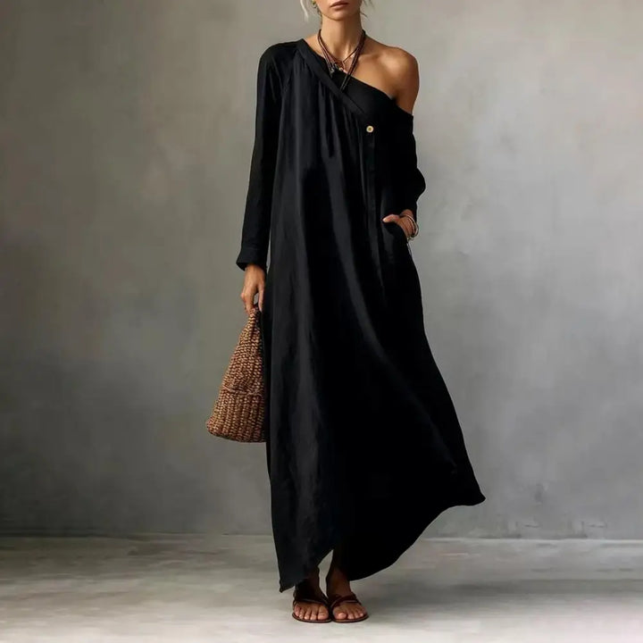 Charlotte One Shoulder Maxi Dress