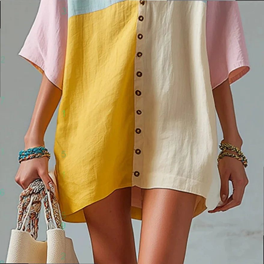 Isabell Colorblock Mini Dress
