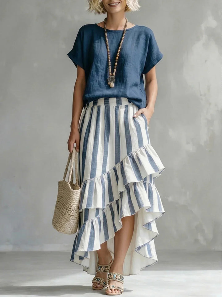 Jenniifer Tiered Maxi Skirt Set
