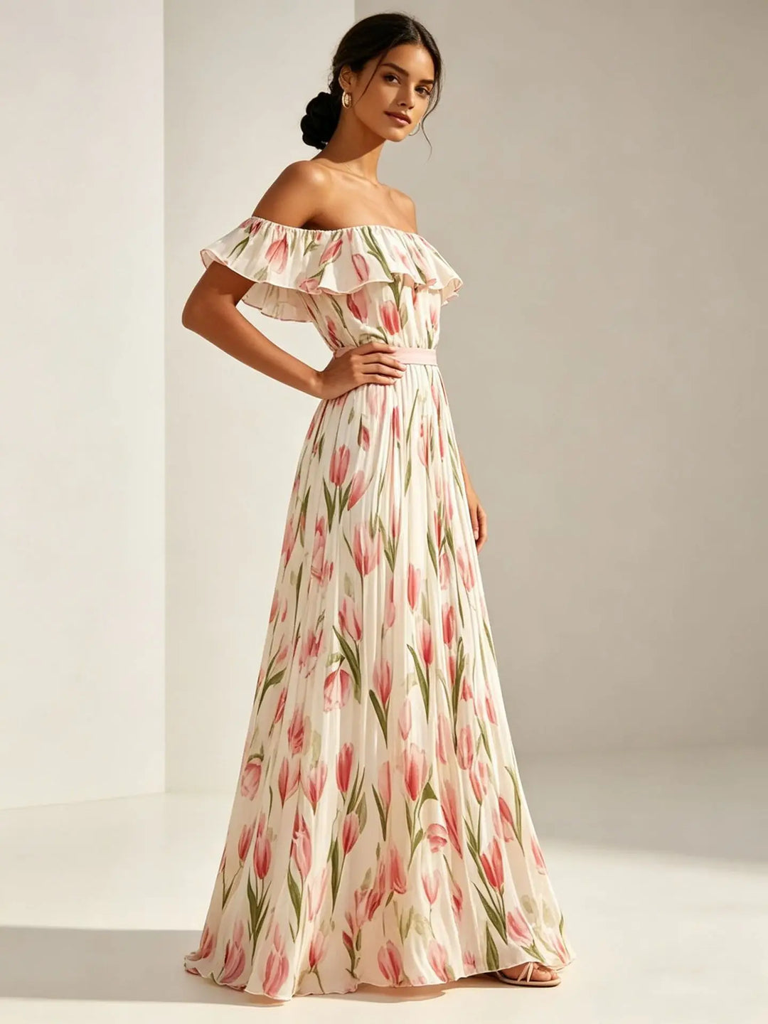Faustine Off Shoulder Maxi Dress