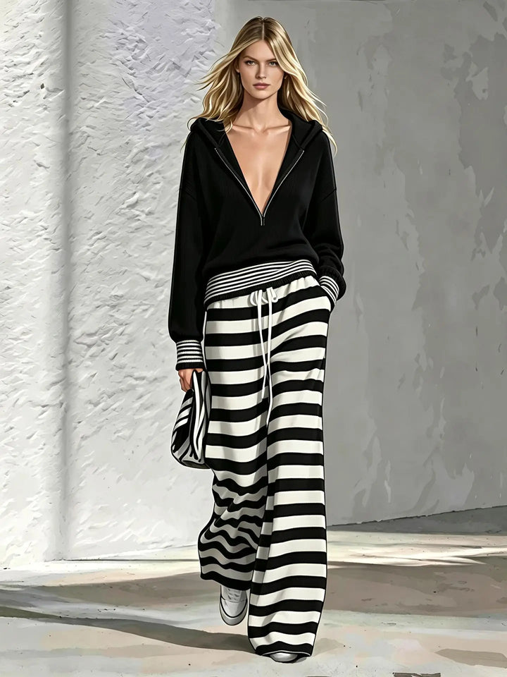 Hermione Half Zip Two Piece Set