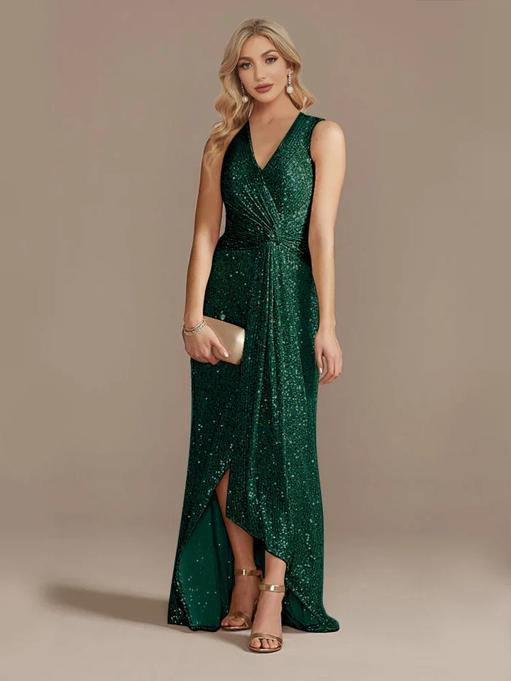 Mireya Sequin Evening Wedding Guest Dress