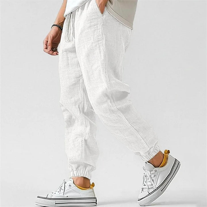 Landon Cotton Linen Jogger Pants