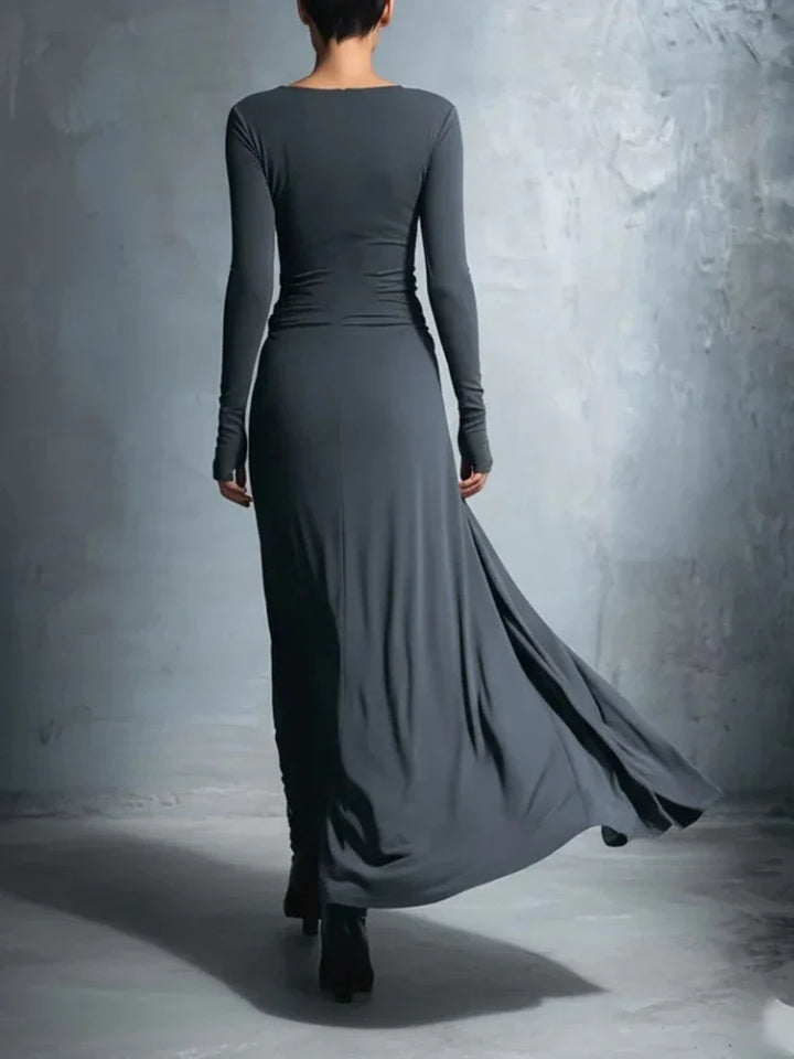 Sabrielle Twisted Waist Maxi Dress