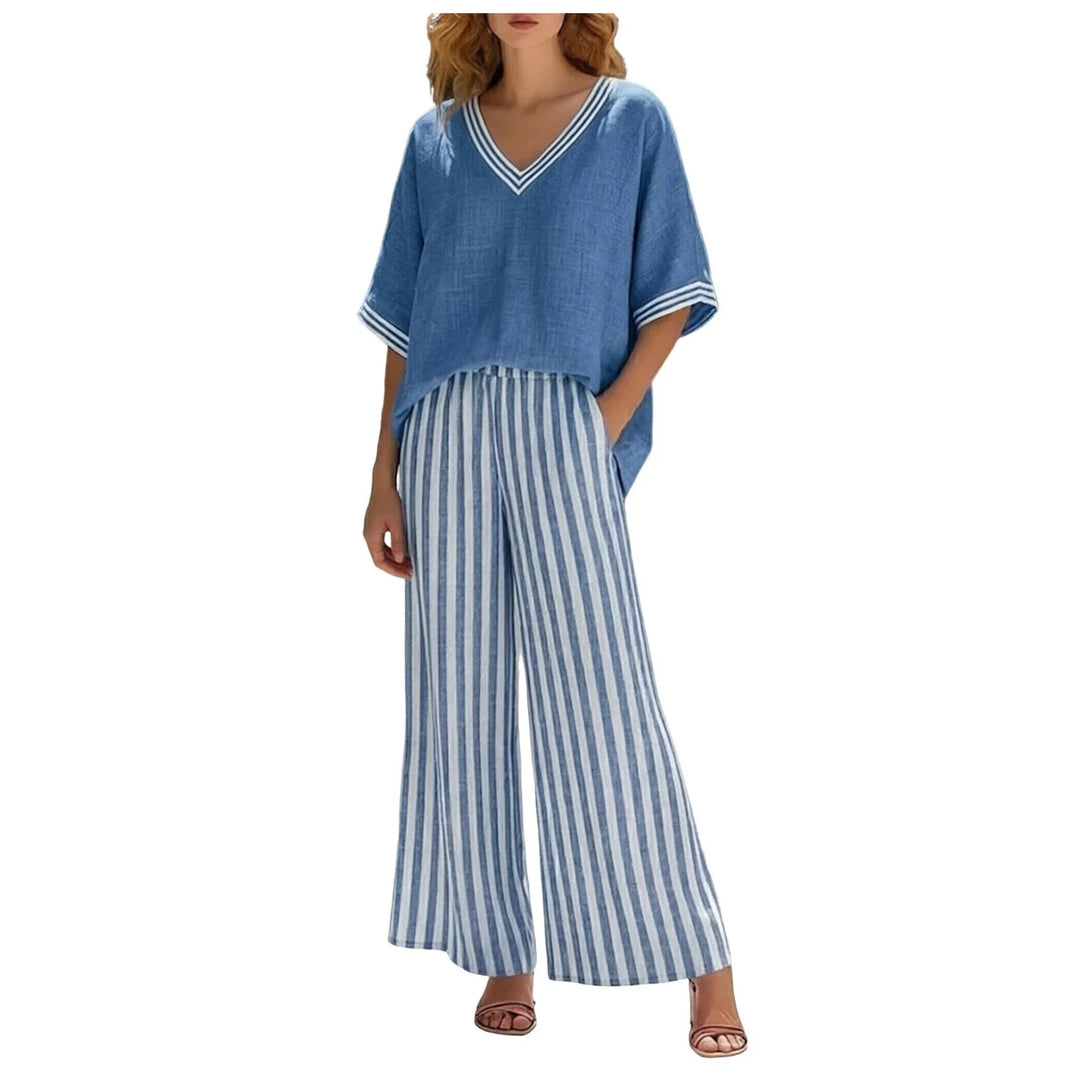Marissa Striped Two Piece Set