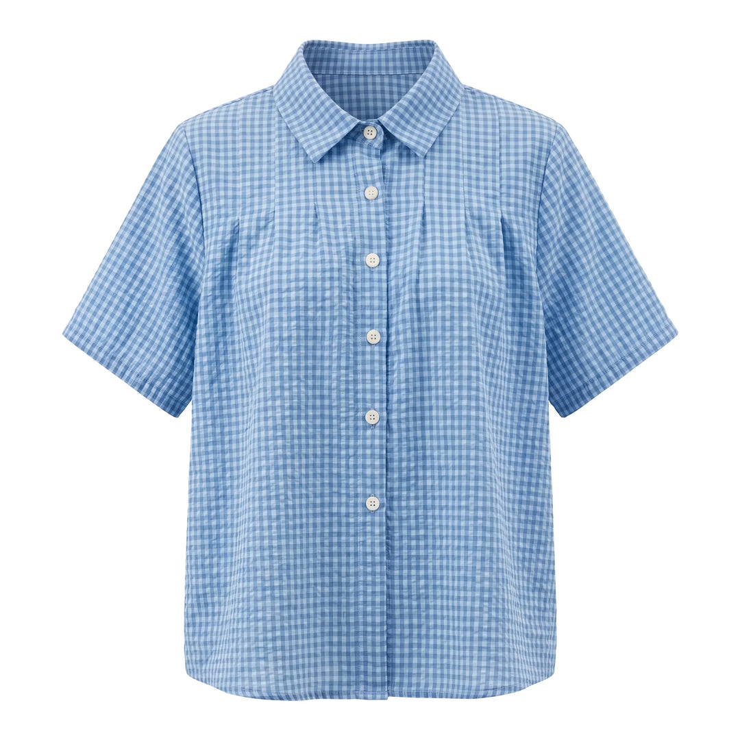 Katie Gingham Button Shirt
